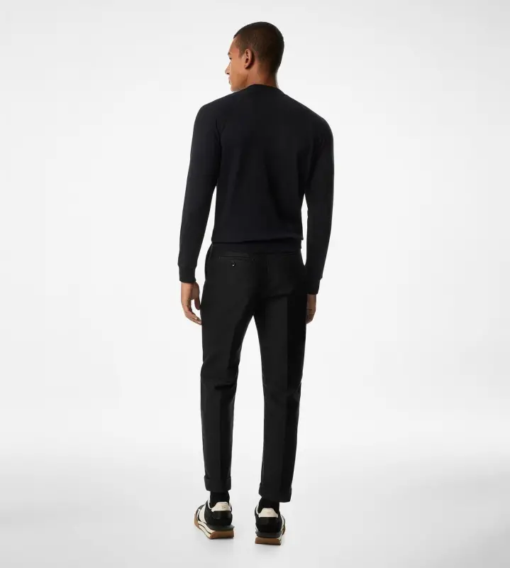 MILITARY COTTON CHINO BLACK online